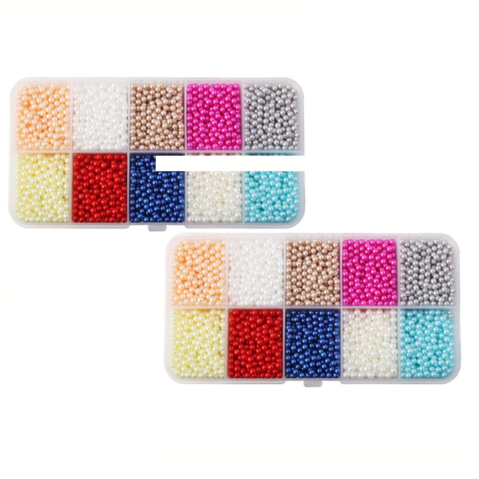 Clearance Office cabinet under $9,Pearl Beads For Crafts Round Pearl Bead Loose Bracelet Jewelry Choker DIY Making 2PC