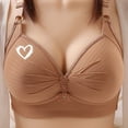 thumbnail image 1 of Ohufall Wireless Support Bras For Women Plus Size Push-up Full Coverage Bras Wirefree Bralette Comfort Everyday Bra, 36B/C-50B/C, 1 of 4
