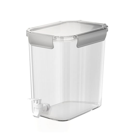 Clearance! Ongmies Kettle Clearance Cold Kettle with Faucet in Refrigerator Iced Beverage Dispenser with Spigot Capacity Cold Water Pitcher Fruit Drink Dispenser Beverage Container for Kitchen Grey