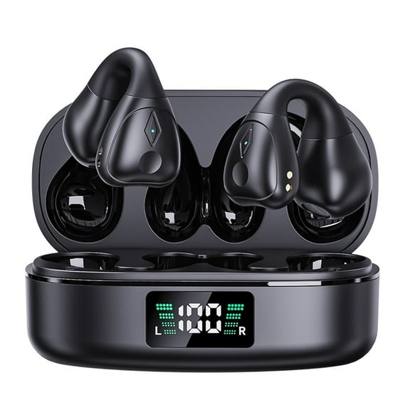 Open Ear AC210 Headphones, Bluetooth 5.4 Earphones Stereo Sound, Wireless Headphones 30 Hours Playback, Type-C Charging, IPX5 Waterproof Open Ear Earbuds