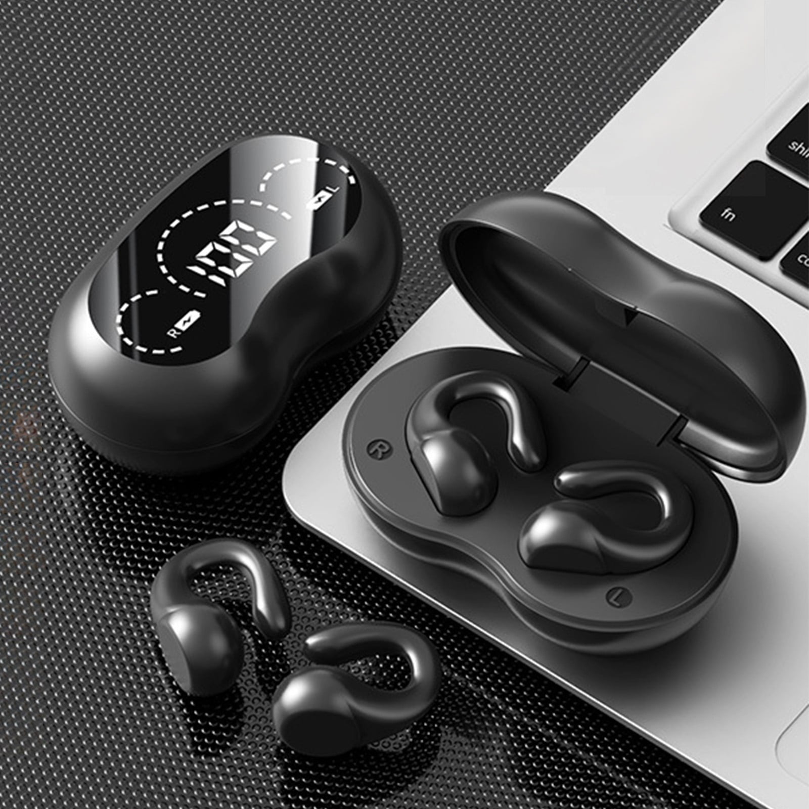Clearance! OpenEar Earbuds, ClipOn Headphones, Lightweight Comfort