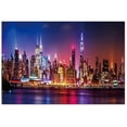 thumbnail image 1 of Clearance! Oppidan Home Big City Evening Skyline (32H x 48W), 1 of 2
