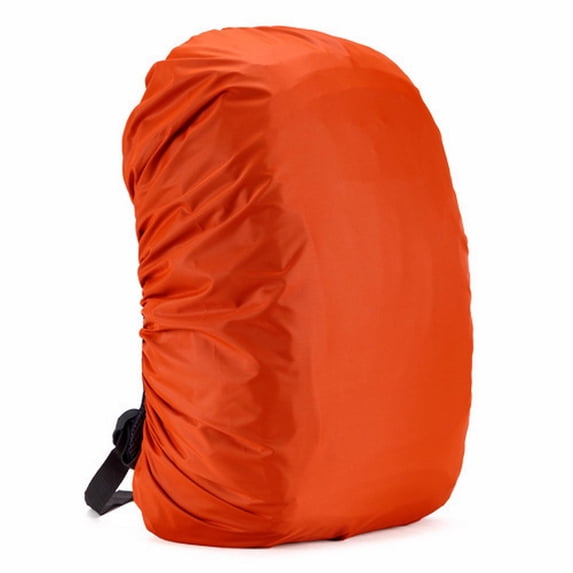 Clearance Orange 35L Backpack Rain Cover - Waterproof Dustproof Protector for Outdoor Hiking and Camping (35L, Orange)