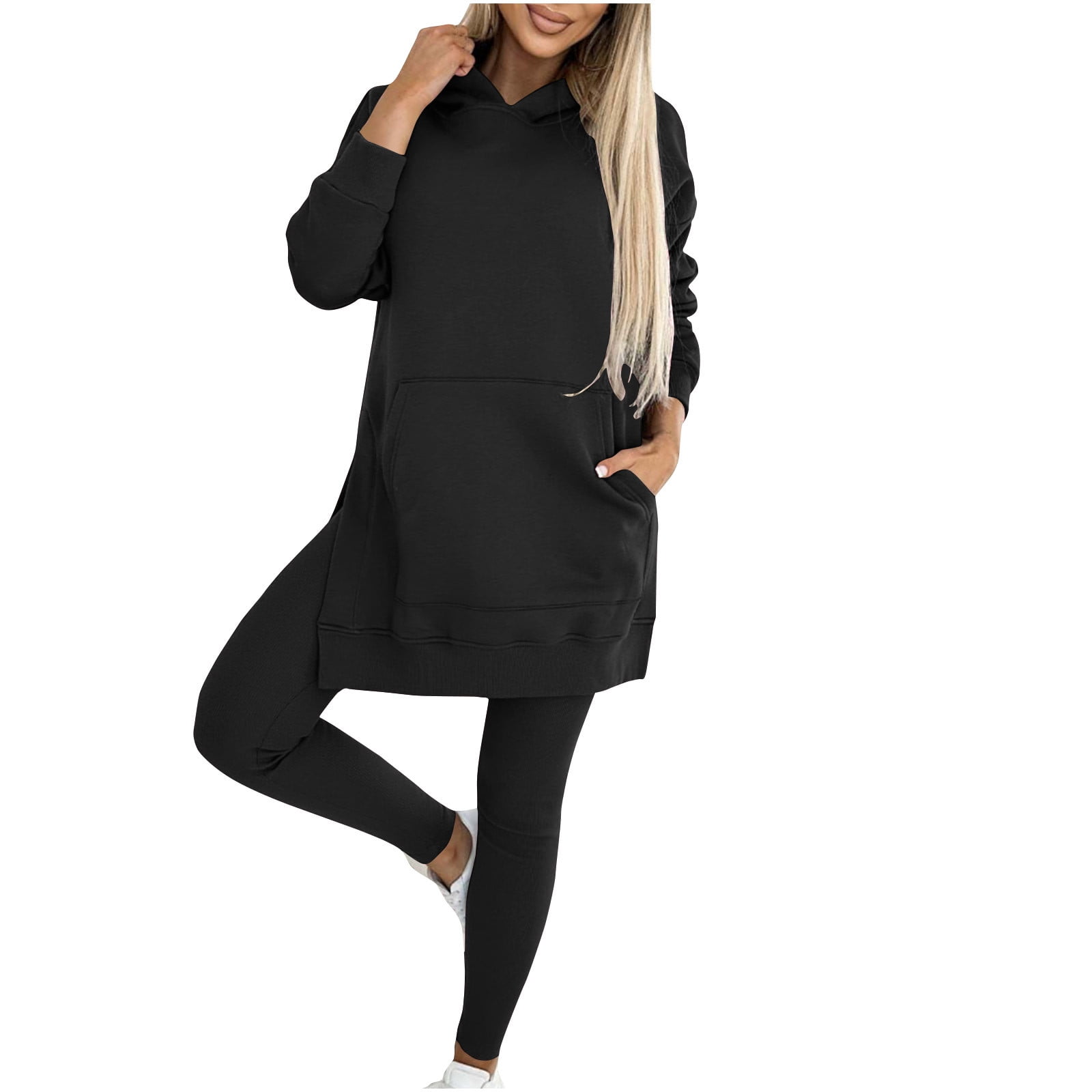 Black Leggings Outfit Oversized Sweatshirt With Leggings Sweaters