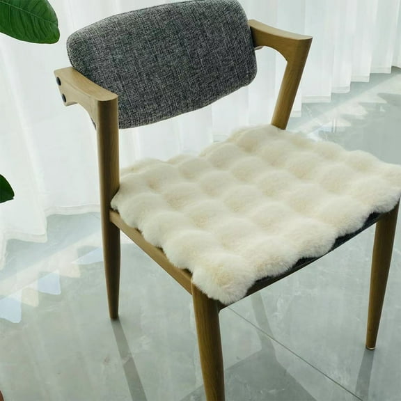 Clearance Outdoor Chair Cushion, 18x18 in Chair Pads and Cushions, Work Seat Cushion Desk Chair Pillow, Dining Seat Cushions Butt Cushion(Beige)