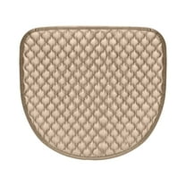 Clearance! Outdoor Chair Cushions Curved Dining Chair Cushion Comfortable Breathable Non-Slip Edging Chair Seat Cushion Washable Cushion(44x45cm) Gold