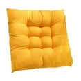 thumbnail image 1 of Hvmvliv Outdoor Chair Cushions Memory Foam Chair Pads Frosted Chair Cushion Dining Chair Cushion Office Home Seat Cushion Non-Slip(30x30cm) Yellow, 1 of 3