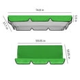 thumbnail image 1 of Outdoor Swing Canopy Replacement,Garden Swing Seat Cover Replacement Canopy,Waterproof Oxford Cloth Canopy,Double Swing Replacement Canopy,Outdoor Porch Top Cover for Patio Yard Seat, 1 of 1