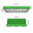 thumbnail image 1 of Outdoor Swing Canopy Replacement,Garden Swing Seat Cover Replacement Canopy,Waterproof Oxford Cloth Canopy,Double Swing Replacement Canopy,Outdoor Porch Top Cover for Patio Yard Seat, 1 of 7