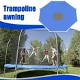 thumbnail image 1 of Clearance! Outdoor Trampoline Cover Shade Tent Cover Sun-Protection Trampolines Canopy, Easy To Install, Anti-Uv Trampolines Sunshade Accessories For Outdoor Backyard Playground Bule Back To School, 1 of 6