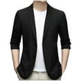 thumbnail image 1 of 2025 The Outerwear,Clothing 2025 Men's Blazers & Suit Jackets Men'S Fashion Spring And Summer Casual Short Sleeved Lapel Thin Suit Tops Ultra Thin Breathable Jacket, 1 of 5