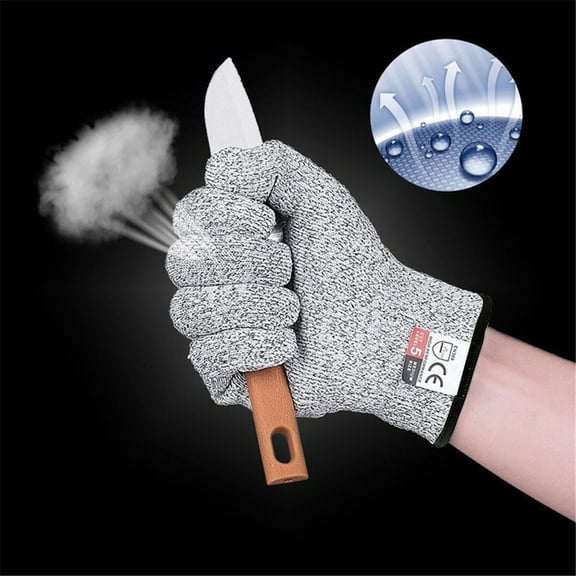 Kitchen Oven Mitts Cut-Resistant Level 5 Kite Fishing Gloves Wear-Resistant Anti-Puncture Anti-Skid, Kitchen Oven Mitts XL