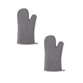 thumbnail image 1 of Clearance Oven Mitts under $7 482 F Heat Hot Plate Moving Non Slip Gloves For BBQ Grill Baking Cooking Oven Microwave (Gray), 1 of 7