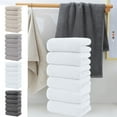 thumbnail image 1 of Clearance! PALIFEUR 6 Pcs Cotton Towels Soft Bath Towels, Highly Absorbent Towels for Bathroom Kitchen Gym, Quickly-Dry Towel Set, 13x30 Inch, 1 of 7