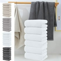 Clearance! PALIFEUR 6 Pcs Cotton Towels Soft Bath Towels, Highly Absorbent Towels for Bathroom Kitchen Gym, Quickly-Dry Towel Set, 13x30 Inch