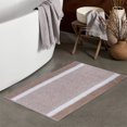 thumbnail image 1 of PEONAVET Bath Rugs Extra Thick Microfiber Striped Door Mat Non Slip Bathroom Kitchen Entry Rug Water Absorbent Floor Mat For Bathroom Kitchen Doorway Foot Mat, 1 of 6