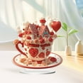 thumbnail image 1 of PEONAVET Coffee Mug Gifts for Her Valentine'S Day Water Cup Pinkss Cake Table Decor, 1 of 6