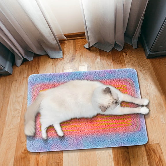 Clearance PEONAVET Dog Heating Pad,Electric Pet Heated Pad For Dog Cat,Indoor Self-Warm Dogs Cats Beds ,Winter Warm Mat With Constant Temperature,Heater Blanket For Puppy And Kitten(12"*16",Purple)