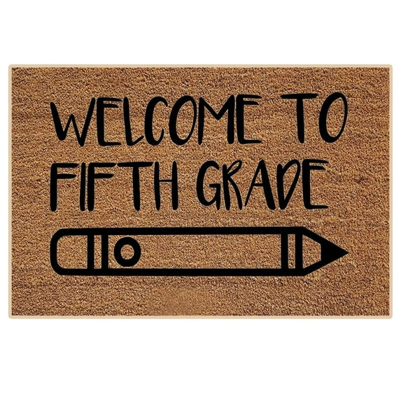 PEONAVET Door Mat Summer Floor Mats Door Mats Outdoor Doormat Classroom Decor Teacher Welcome Mat For Outdoor And Indoor Uses, Home Decor, 16x24IN