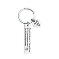 thumbnail image 1 of Clearance PEONAVET Keychain Love Encouragement Inspirational Stainless Steel Keychain Gift, 1 of 1