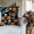 Clearance PEONAVET Pillow Covers New Halloween Holiday Throw Pillow