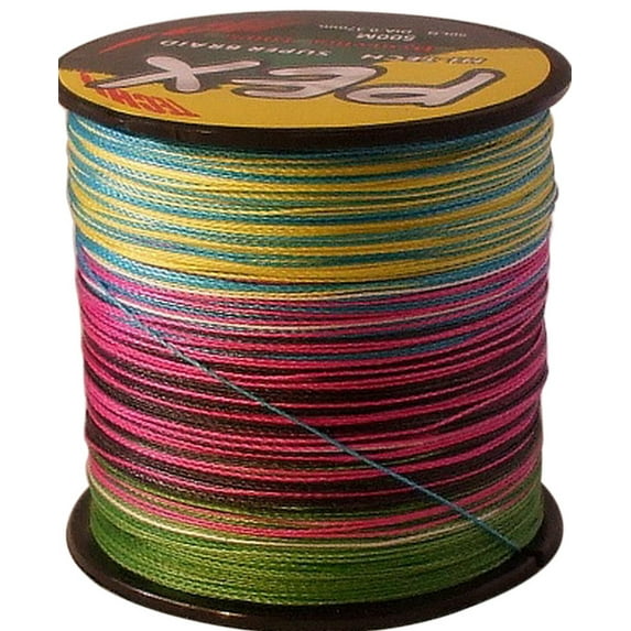 * Clearance* PEX SPECTRA BRAID FISHING LINE 500m (546yard).Multiple-Color-20LB