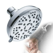 Clearance!Pamqxs Shower Head High Pressure Rain Fixed Showerhead 1-Setting with Adjustable Metal Swivel Ball Joint - Relaxed Shower Experience Even at Low Water Flow & Pressure