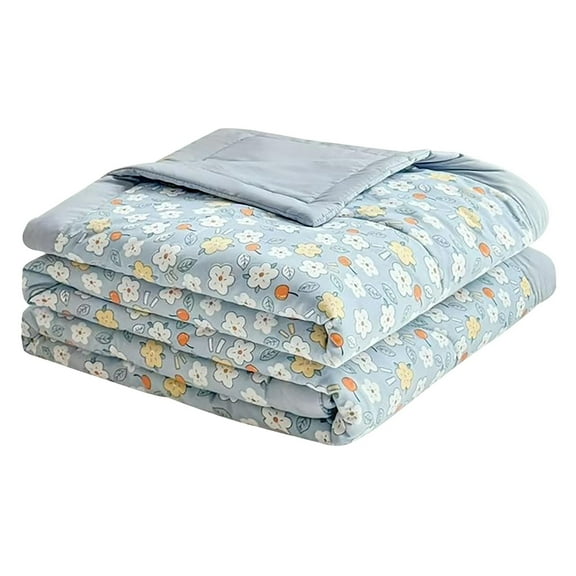 Clearance!Pamqxs Summer Cotton Quilt, Air Conditioner, Pure Cotton Quilt Core, Machine Washable, Summer Cool Quilt, Thin Style Cool Quilt,100 * 150cm