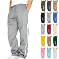 thumbnail image 1 of Travel Pants Big and Tall Men's Joggers, Lightweight Lounge Pants Men Splicing Overalls Casual Pocket Sport Work Casual Trouser Full Length Pants Ndbuld,Gray,M, 1 of 4