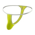thumbnail image 1 of Pants for Men New Ice Silk Mens Briefs Thongs G-String Underwear Yellow 10(XL), 1 of 2