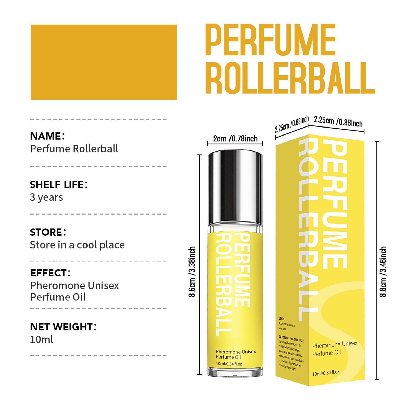 Clearance Parfu For Women Roll On Perfume Oil Floral With Sweet Fruity