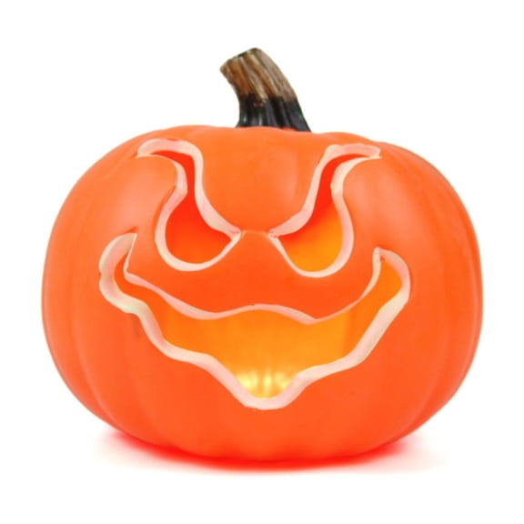 Clearance Party Light-up Decoration under $10,Halloween Decorations Halloween Pumpkin 9 Light Up Jack O Pumpkin Halloween Plastic Lighted Pumpkin Decoration For Indoor Outdoor Halloween Decor