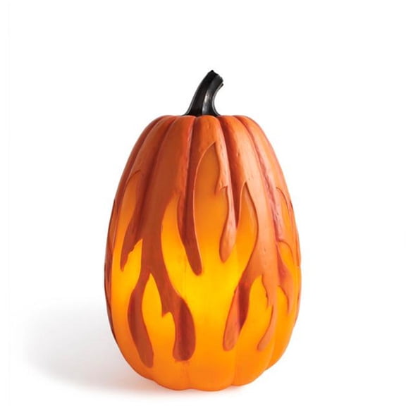 Clearance Party Light-up Decoration under $15,Flame Lighted Pumpkins Halloween Pumpkin Lanternss Battery Powered Flame Lighted Pumpkin Party Favors For Halloween Home Decor