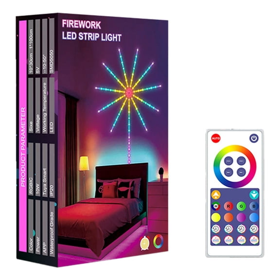 Clearance Party Light-up Decoration under $15,WiFi Bluetooth LED Light LED Sparkler Lights Outdoor Tall LED Lights Music/Mic Sync With Effect Remote & APP