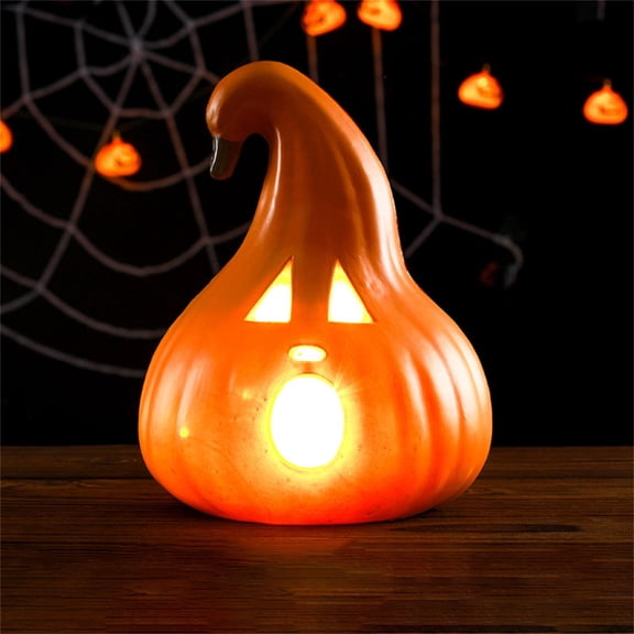 Clearance Party Light-up Decoration under $30,Festive Glow: Embracing Christmas With Pumpkin Celebrating Christmas With Jack O