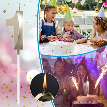 Clearance Party toppers under $1 Birthday Number Candle 3D Shape Birthday Candle Decoration Birthday Cake Candle