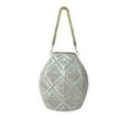 thumbnail image 1 of Hvmvliv Patio Lights Solar Lanterns Outdoor Hanging Lantern Lights- Bohemian Style-Metal Decor Lantern-Led Decorative Garden Light - Delicate Garden Decoration for Patio White, 1 of 6