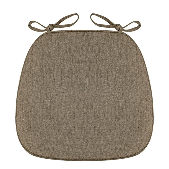 Hvmvliv Patio Outdoor Cushions(13.77in) Summer Breathable Linen Sponge Cushion Silicagel Non-Slip with Fixed Straps Dining Chair Cushion B