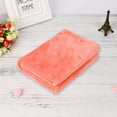 thumbnail image 1 of Clearance！Pedty 50X70CM Fashion Solid Soft Throw Kids Blanket Warm Coral Plaid Blankets Flannel the Towel (Beige), 1 of 3