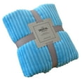 thumbnail image 1 of Clearance! Pedty Baby Blankets Unisex Twin Bed Blanket 1Pc 100*70 Cm Super Soft and Warm Throw Blanket for Couch, Sofa and Bed , Fuzzy and Lightweight Blue, 1 of 2