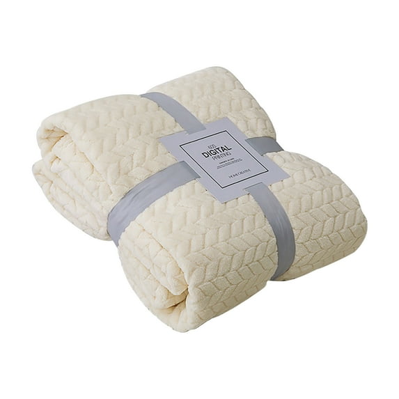 Clearance! Pedty Baby Blankets Warmest Blanket In The World 1Pc 100*150 Cm Lightweight Plush Fuzzy Cozy Soft Blankets and Throws for Sofa Beige