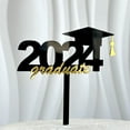 thumbnail image 1 of Pedty Cake inserts 2024 Graduation Season Acrylic Cake Card Happy Graduation Cake Decoration Party Supplies,Cake Toppers, 1 of 4