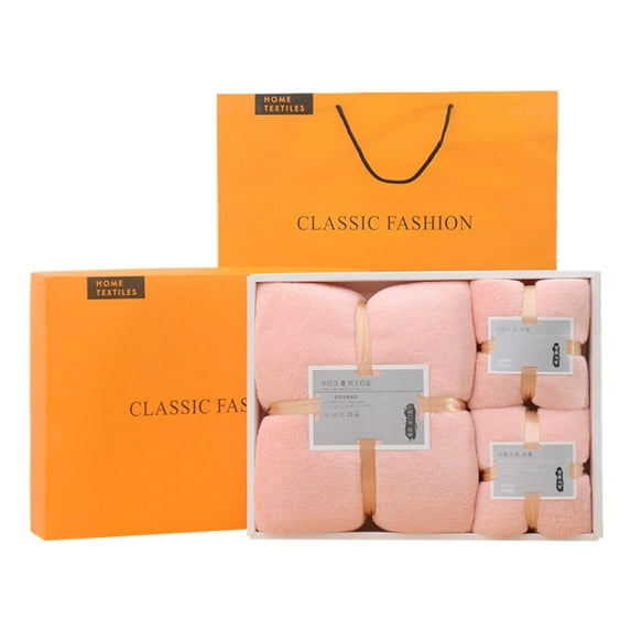 Clearance ! Pedty Very Large Bath Towels Decorative Bathroom Towel Sets 3Pc Set Soft Large Bath Towel| Highly Absorbent| Daily Usage Bath Towel| Ideal for Pool Home Gym Spa Hotel Pink,Luxury