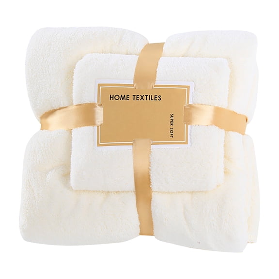 Pedty Towel Face Kitchen Towel Sets 2Pc Set Towels Soft Large Bath Towel| Highly Absorbent| Daily Usage Bath Towel| Ideal for Pool Home Gym Spa Hotel White