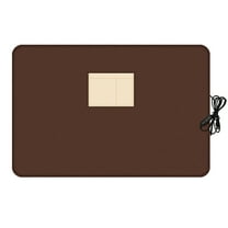 Clearance! Pedty Twin Size Thick Blanket Electric Heated Throw Blanket 1Pc Portable Car Winter Electric Heater Blanket Use Heated Usb Cover Warm 5V Office Home Textiles Brown