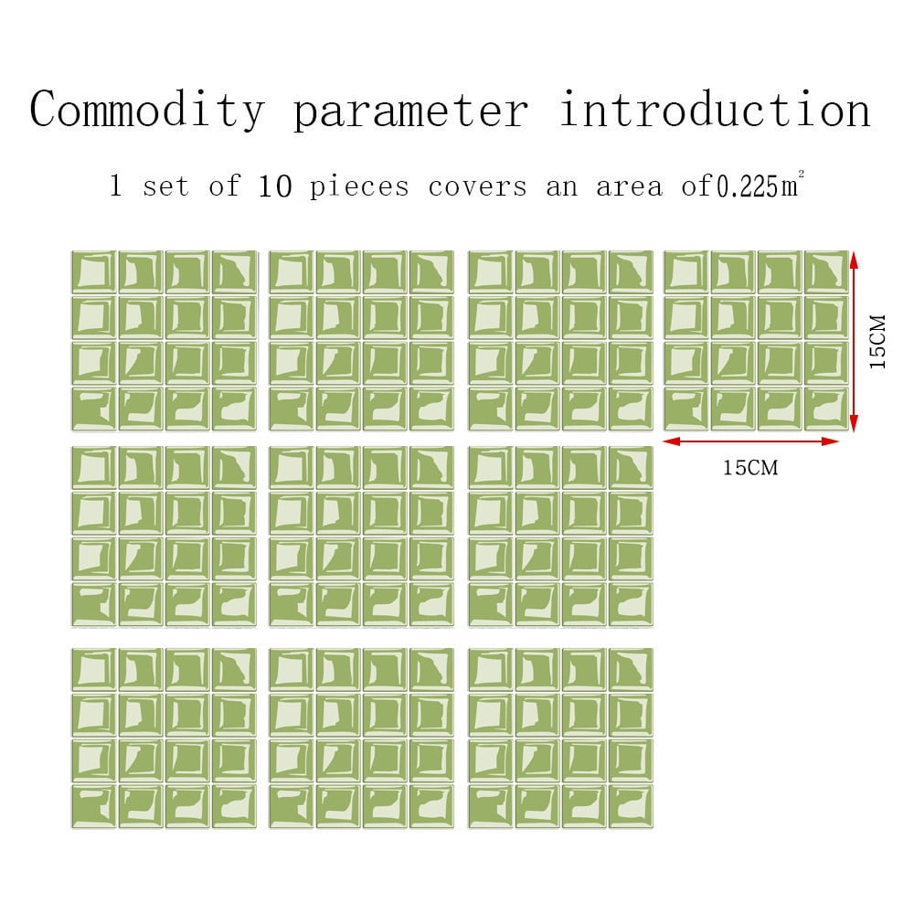 Clearance! Peel and Stick Tile Stickers 3D Tile Stickers, Kiteky Home