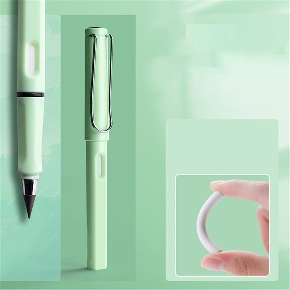 Clearance Pen under $5,Pencil Replaceable Head Infinite Pencil Inkless Pen Technology Unlimited Writing Eternal Pencil No Ink With Replaceable Nib Pencil
