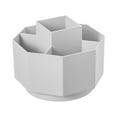 thumbnail image 1 of Lloopyting Pencil Case Pencil Pouch Pen Holder Large Capacity Desktop Office Student Dormitory Desktop Cosmetics Storage Box Brush Holder Pen Box Desk Organizer Desk Accessories White, 1 of 9