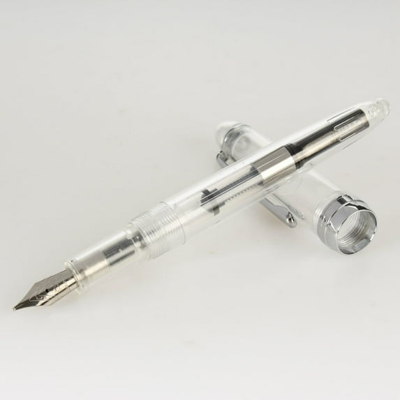 Clearance! Pen under$1 NEW Jinhao 992 Spiral Transparent Colourful Office Fine Nib Fountain Pen