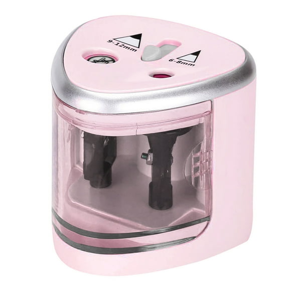 Clearance Pen under $10,Electric Pencil Sharpener Double Hole Portable Pencil Sharpener Battery Operated